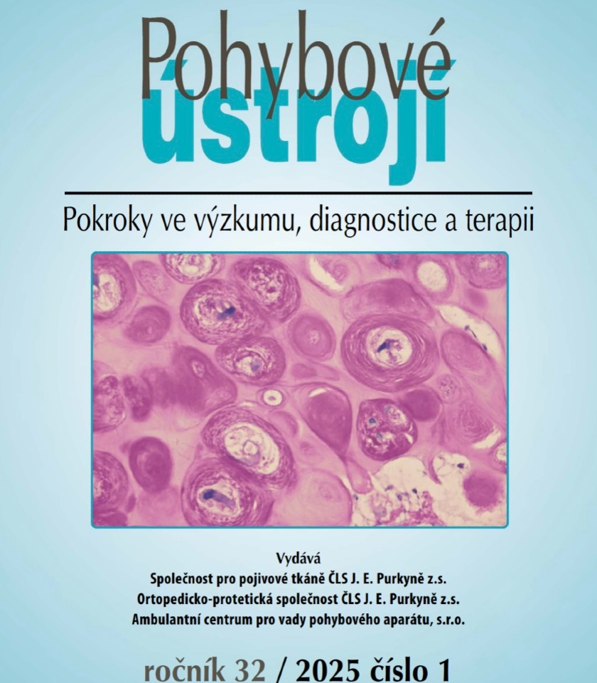 Dva odborné články z časopisu Pohybové ústrojí s účastí paní doktorky Veroniky Krulišové